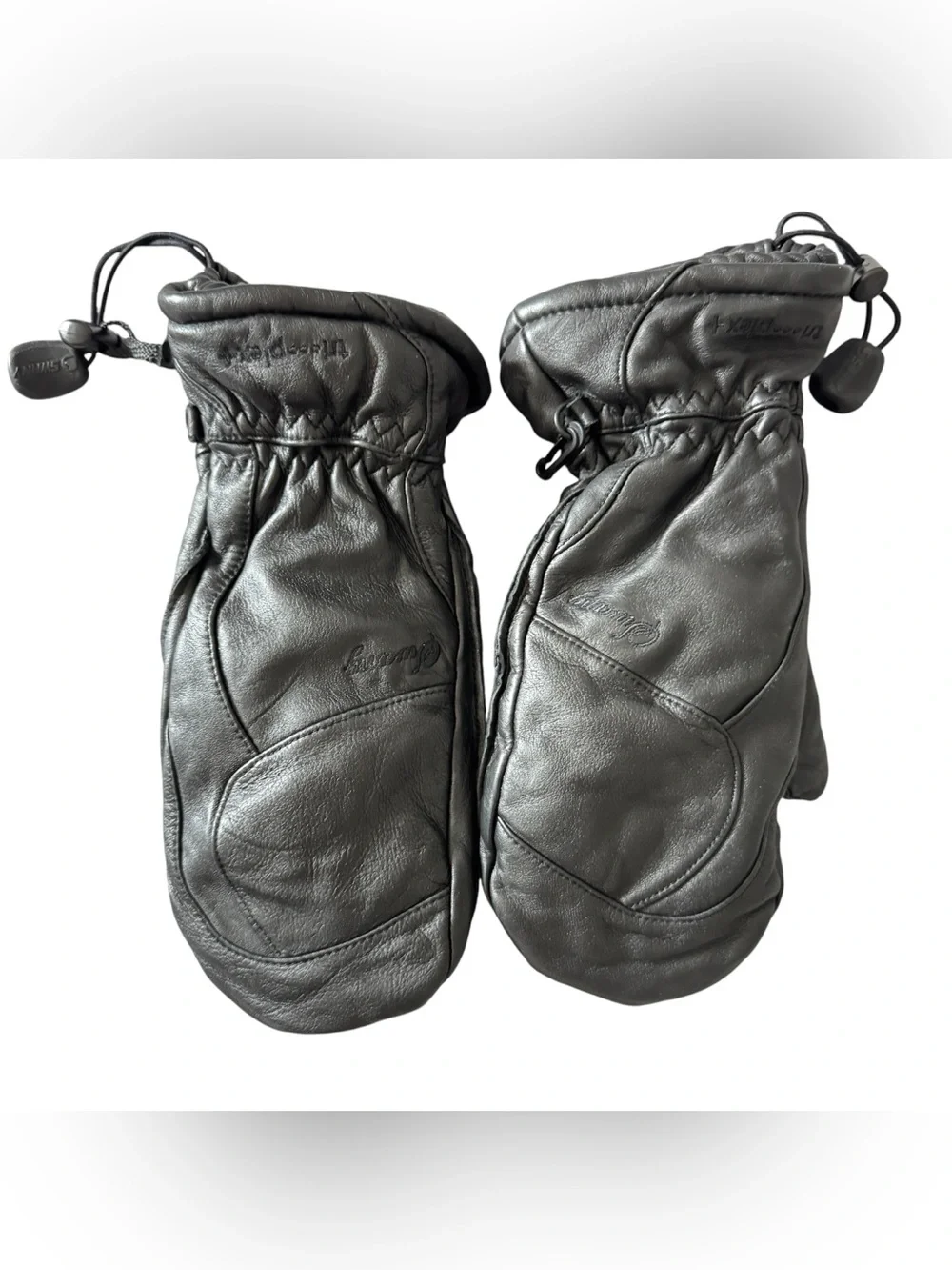 Swany Tri Plex+ Black Leather Shell Lined Mittens Sz L